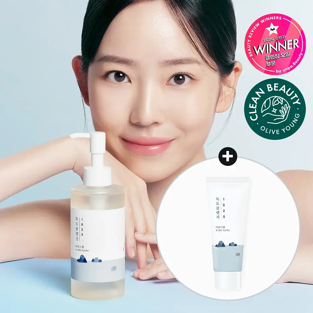 [촉촉말끔] 라운드랩 1025 독도 클렌징 오일 200ml 기획 (+클렌저 40ml)